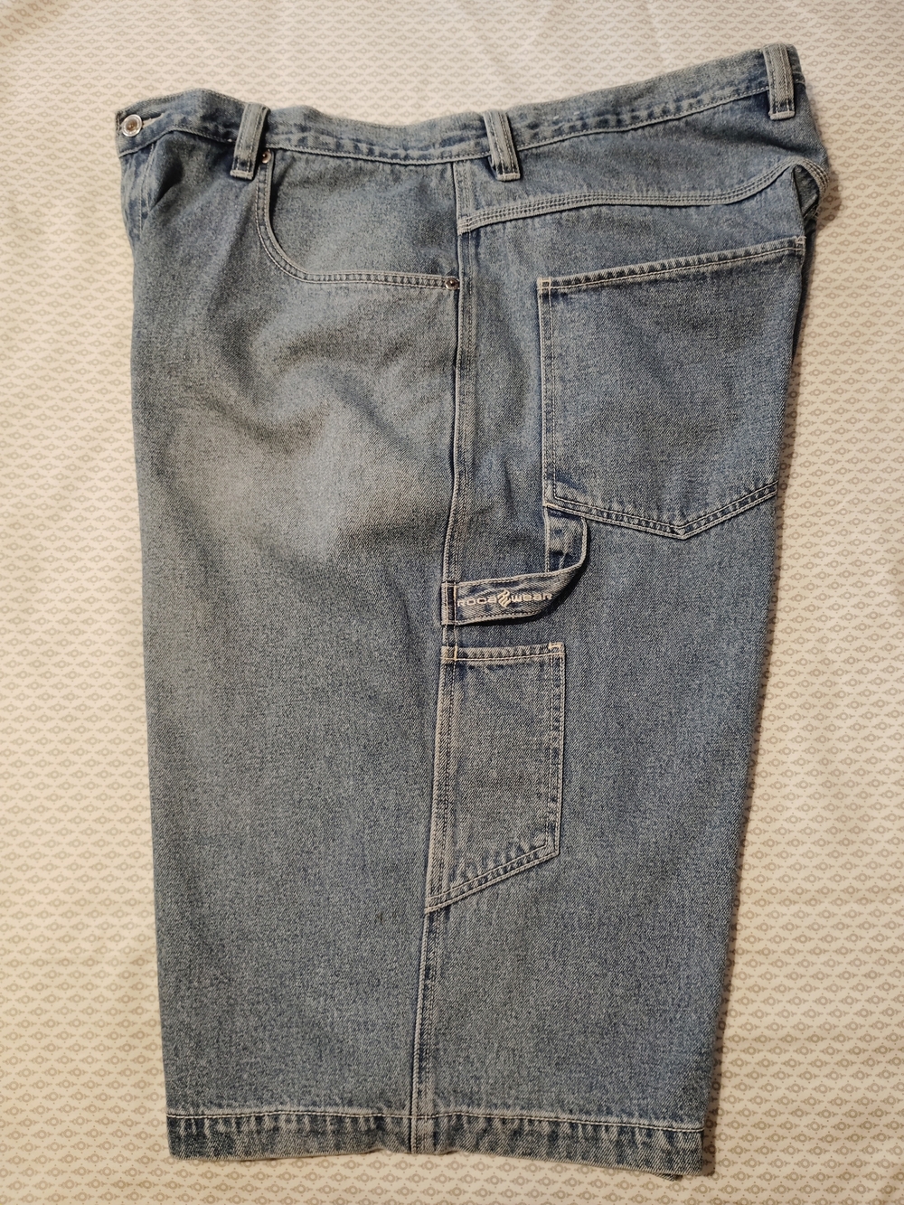 Rocawear Light Blue Denim Cargo Shorts